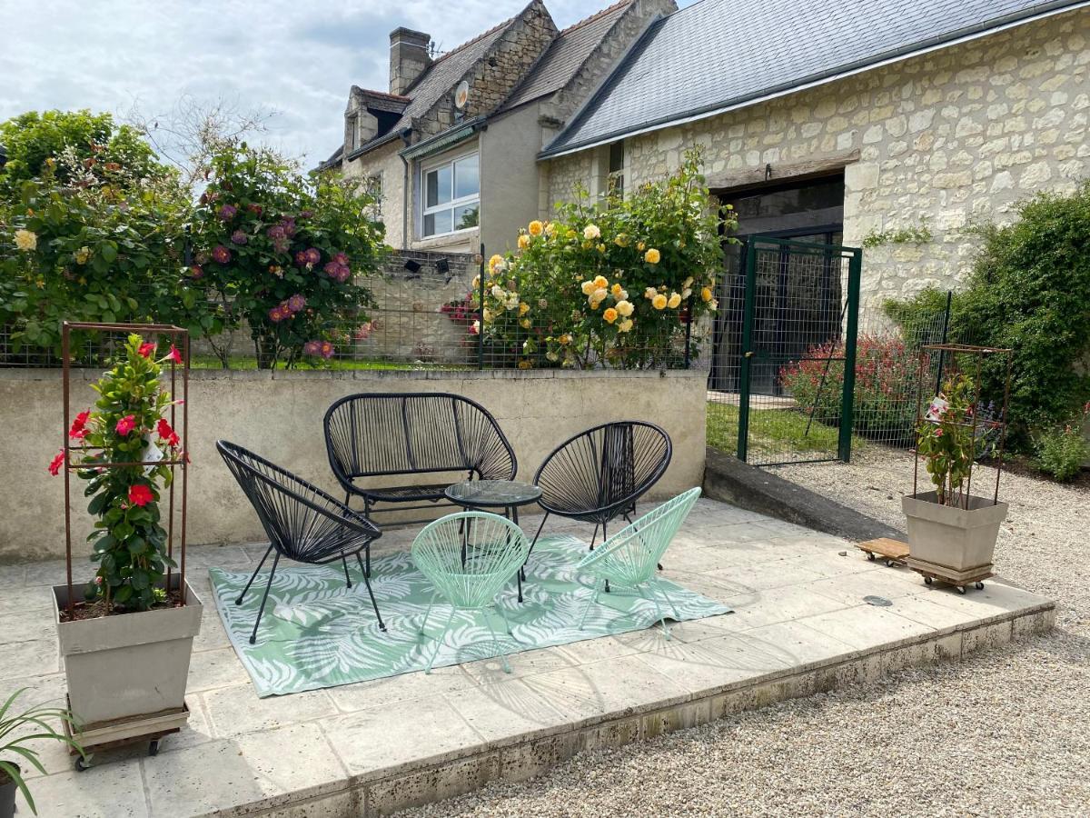 Studio Indre Climatise, La Halte De Cuze, Aux Abords De La Loire A Velo Huismes Exteriér fotografie