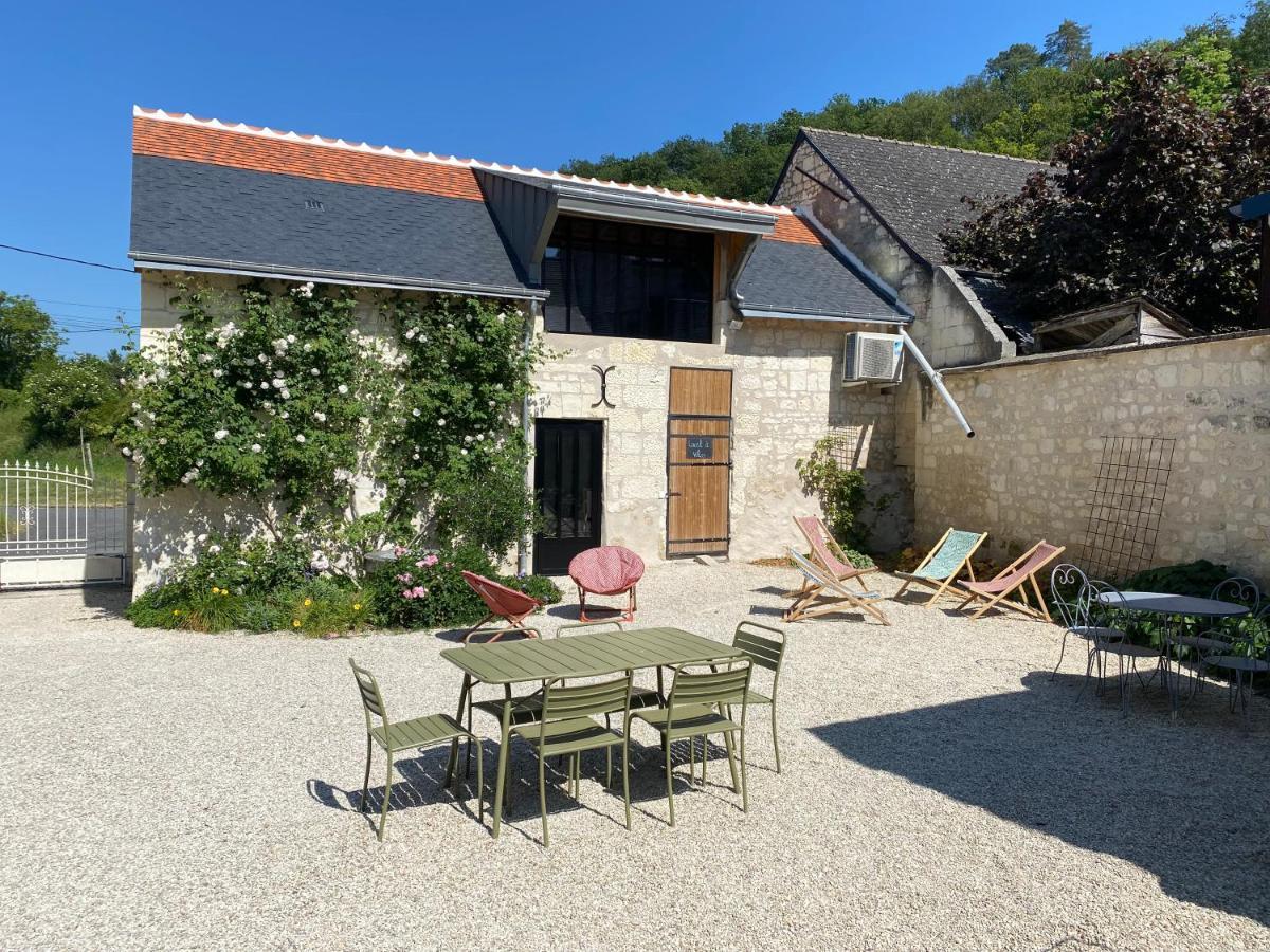 Studio Indre Climatise, La Halte De Cuze, Aux Abords De La Loire A Velo Huismes Exteriér fotografie